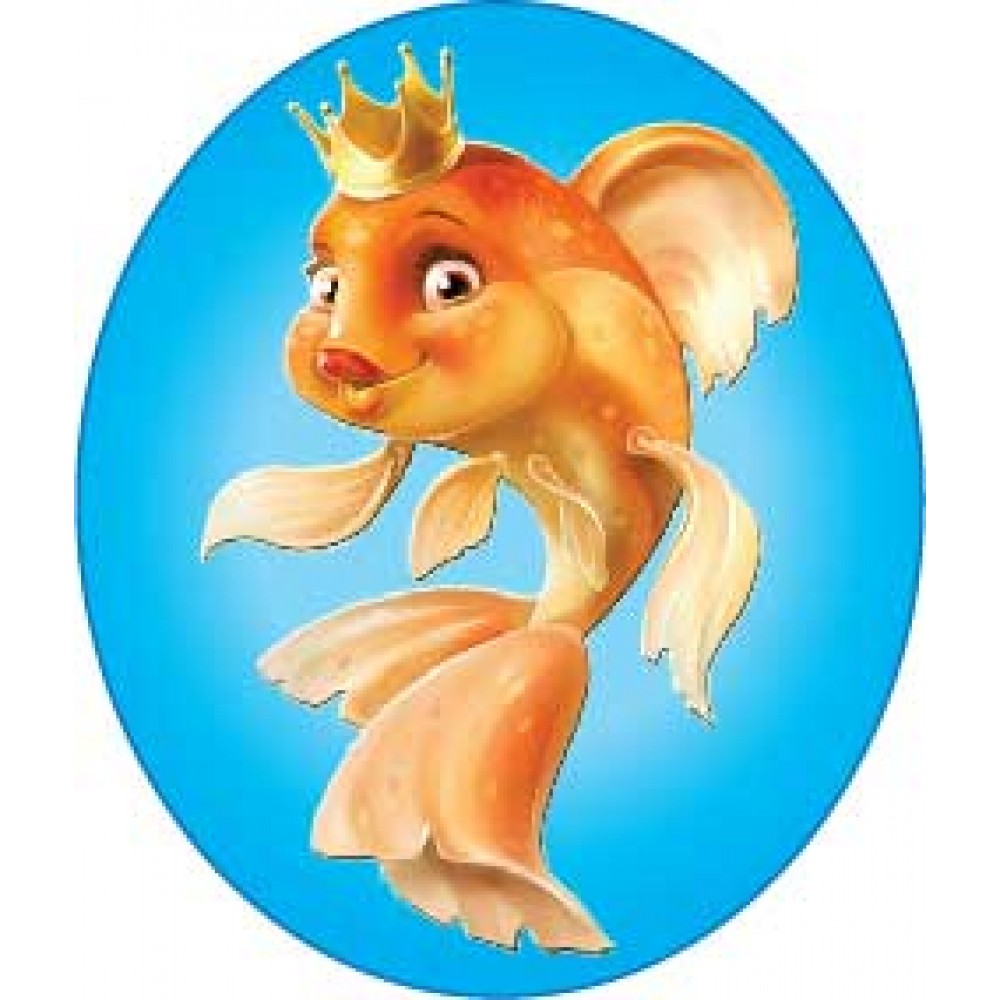 Стенд Держатель под магнит или прищепку Золотая рыбка (85х100)